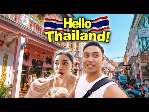 We've made it to PHUKET! 🇹🇭 | Our First Impression of Thailand's Street Food & Night Markets