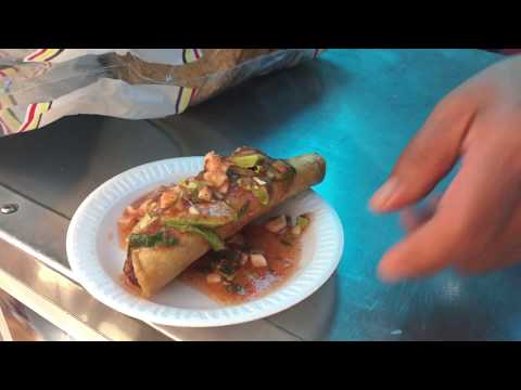 Mariscos Jalisco Taco Food Truck - SHRIMP TACOS! - Los Angeles Street Food