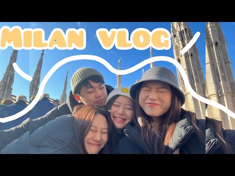 EU Vlog🇮🇹| 冬天義大利之旅| 在米蘭教堂頂笑到哭？科莫湖一生必去| Enchanting Milan in Dec 2023