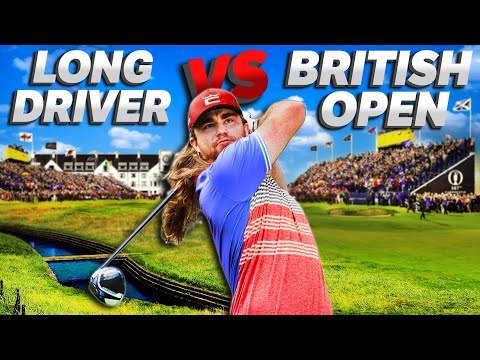 World Long Drive Champion Plays British Open Course! Ft. Carnoustie Golf Links (INSANELY Difficult)