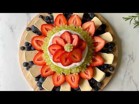 Easy Brie Cake tutorial 🎂 Cheese Cake Decoration Ideas ✨Cheese Board Inspiration✨