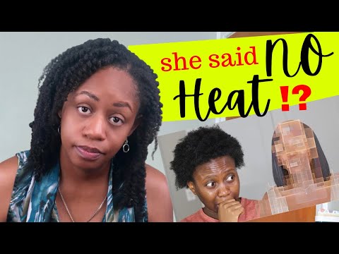 Straightening My 4C Natural Hair with NO Heat | NO Blow Dryer Needed