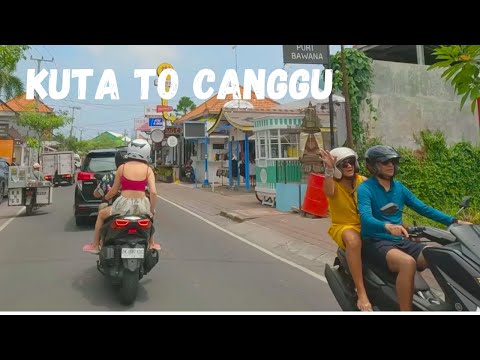 FULL  RIDE, MOTORBIKE TAXI  | Kuta to Canggu | Bali |  2023