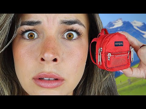 Surviving Using World's Smallest Backpack in EUROPE