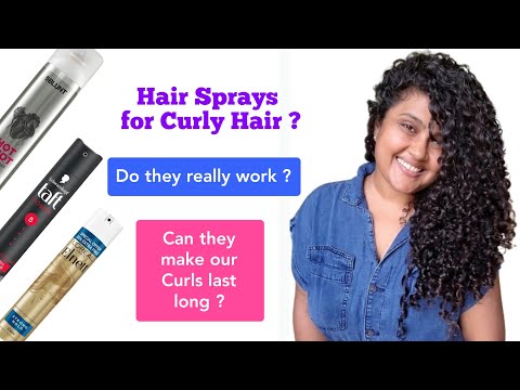 Hair Hold Sprays for Curly Hair | Make your curls last long