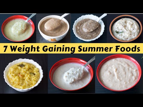 Baby Food | 7 Weight Gaining Summer Foods for 7M+ Babies | Breakfast, Lunch & Dinners