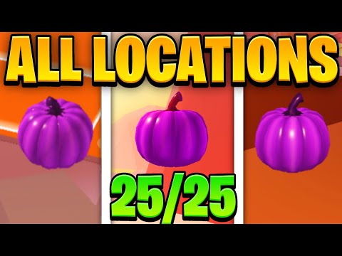 ALL *25* PURPLE PUMPKIN LOCATIONS In ADOPT ME! | ADOPT ME HALLOWEEN EVENT