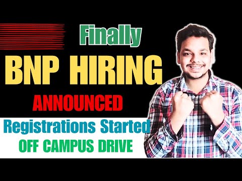 Finally BNP Hiring Announced | TCS , EY OFF Campus Drives | Fresher Jobs | Latest Hiring 2025-2022