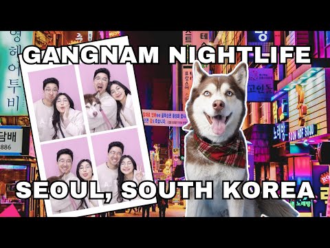 FIRST TIME in Gangnam - Korea Nightlife is AMAZING (Seoul Travel Vlog)