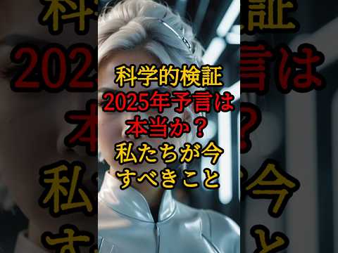 【科学的検証】2025年予言は本当か？私たちが今すべきこと【 都市伝説 予言 スピリチュアル ブランドンビッグス 陰謀論 】