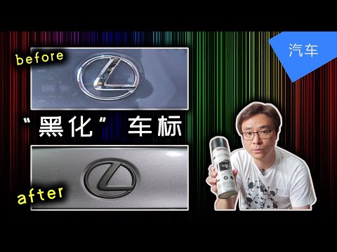 "黑化"车标 | 车标喷漆教程 | 可撕喷漆 | 车标改色 | Plasti Dip | JesseJ 杰西不卡