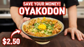 The Cheapest Rice Bowl Ever! Japanese Chicken & Egg Rice Bowl OYAKODON