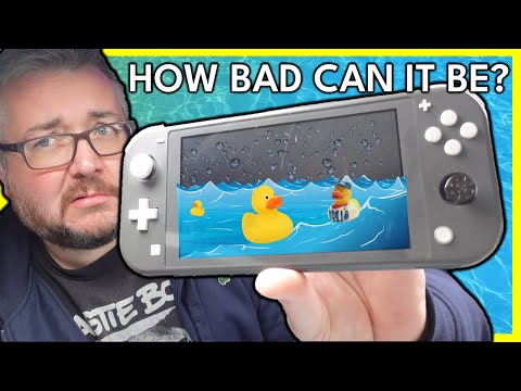 Switch LITE with WATER Damage | Can I FIX It?