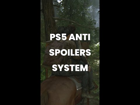 Amazing PS5 anti spoilers system! 😱🤯 #shorts #ps5 #playstation #thelastofuspart2