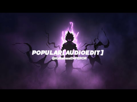 Popular-The Weeknd, Madonna,Playboi Carti 『Audio Edit  』by @ItzBadassEMPEROR