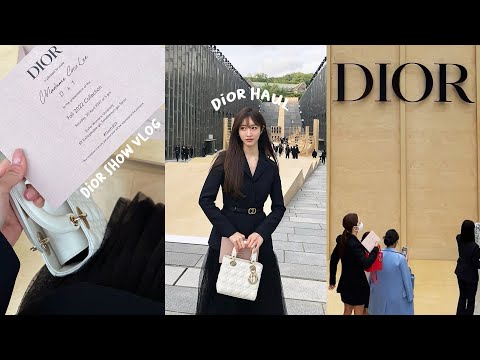 First Dior Fashion Show in Korea🖤 vlog, Fashion show outfit haul🎱🛍 ft. Blackpink Jisoo, Suzy,