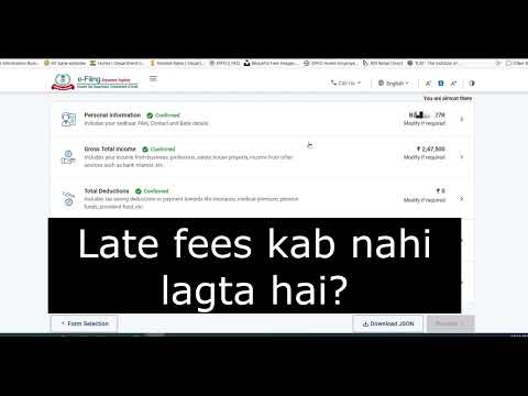 itr filing online 2022-23 after due date without late fees u/s 234 | Income Tax Return