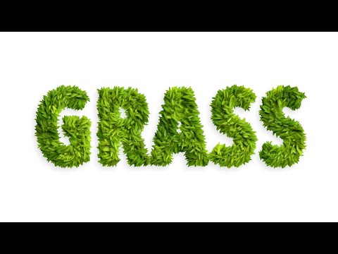 How to create grass typography with the Art Text app