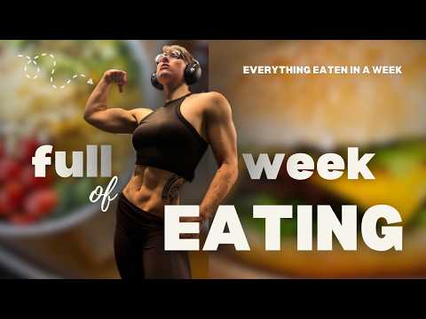 EVERYTHING I ATE IN A WEEK | lean muscle