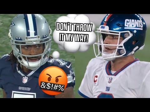 When Daniel Jones ‘CHALLENGED’ Trevon Diggs! 😳 (QB vs DB Matchup) Cowboys Vs Giants 2022 highlights