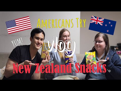 [VLOG] Americans Try New Zealand Snacks 🇳🇿 (ft. Jen, the Kiwi)