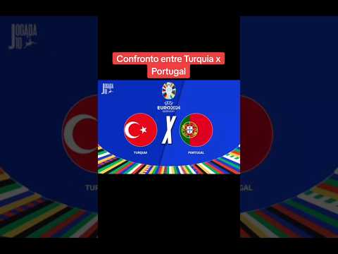 Confronto entre Turquia x Portugal #turquia #portugal #eurocopa2024