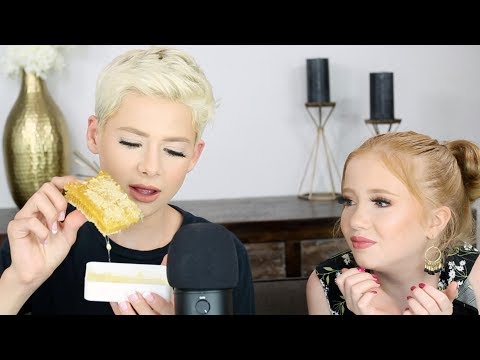 I TRIED ASMR... Eating Raw Honeycomb with Life With Mak