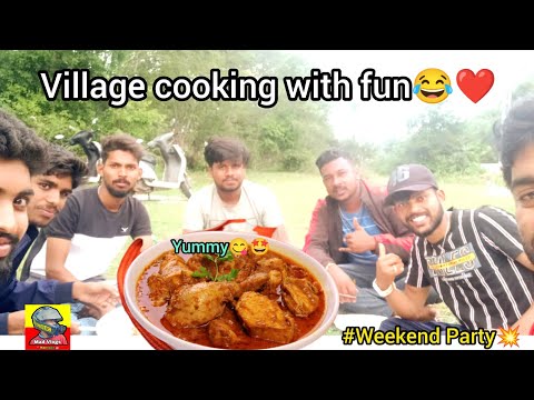 Village cooking with fun😂❤️| Weekend party 💥| ಮನೇಲಿ ಯಾರೂ try ಮಾಡ್ಬೇಡಿ 😂