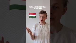 Learn 5 Essential Hungarian Words 🇭🇺 #shorts #language #hungarian #hungary