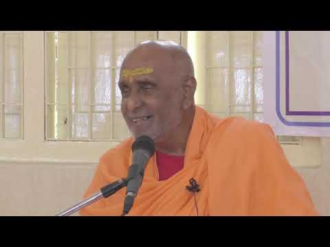 Sw Padmanabhananda talks at the Samyam Saptah at Sri Ma Anandamayi Ashram, on 23rd November 2023