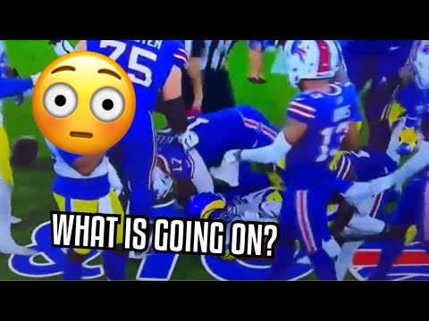 Josh Allen *HUMPING* Jalen Ramsey 😳 DISRESPECTFUL *MULTIPLE ANGLES (Bills vs Rams 2022 highlights)