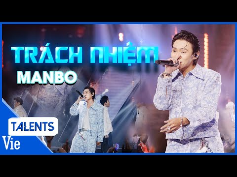 MANBO đầy thăng hoa với bản rap TRÁCH NHIỆM, bung sức tại vòng chung kết | Rap Việt Live Stage