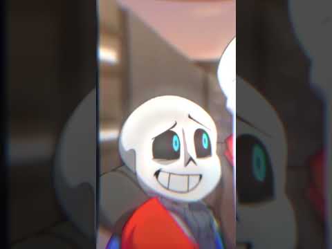 if u see them together you are dead(glitchtale edit)#sans#gaster#shorts#foryou#papyrus