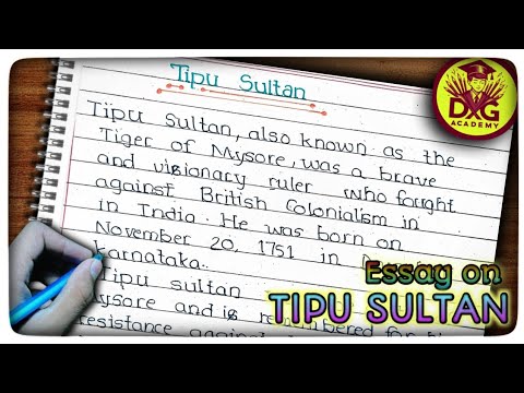 tipu sultan | essay on tipu sultan in english | essay on tipu sultan |