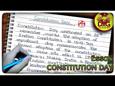 Essay on Constitution Day | Essay on National Constitution Day | Essay on Indian Constitution Day |