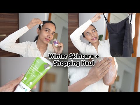 My Current Winter Skincare Routine + Online Shopping Haul