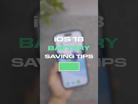 iOS 18 Battery SAVING Tips🔋📲