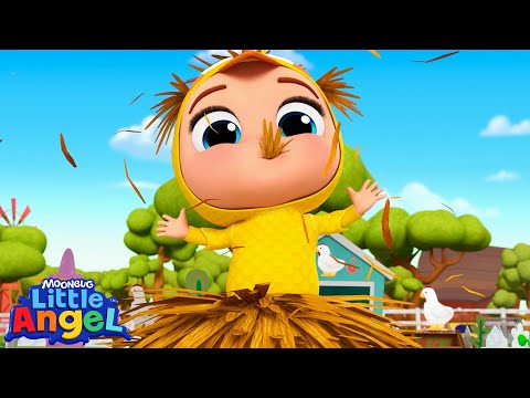 Little Yellow Chickadee - Farm Song | Little Angel And Friends Kid Songs