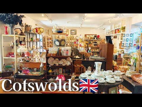 Antique Shops  &  Flea Market in the Cotswolds  England🍂 | Beautiful Autumn trip | Shopping Hau