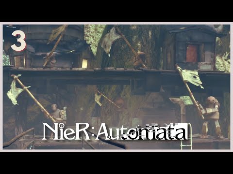 The Machine Village | Nier Automata Part 3 first playthrough