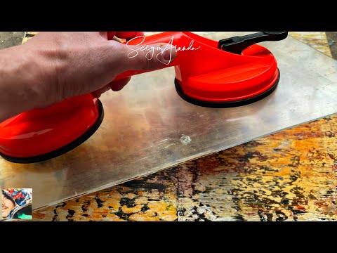 Unveiling the Secret to Acrylic Art: Corroding Plexiglass with Suction Cups! - DIY ART Tutorial