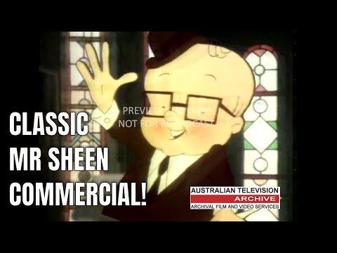 Classic Mr. Sheen Australian Television Commercial - 1977