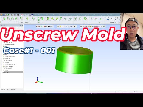 Unscrew Mold design 001