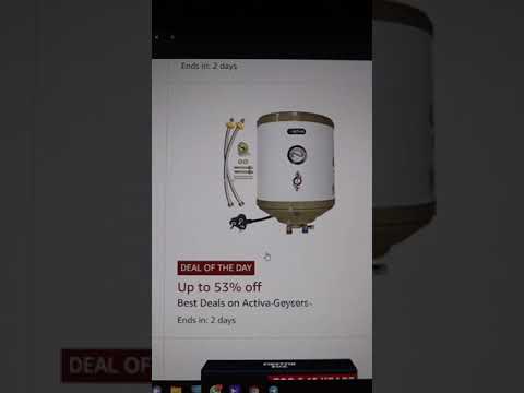 Best deal on Activa Geysers Water Heaters | Amazon Offers | Crazy Media Tech Malayalam