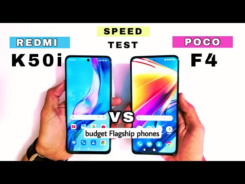 Redmi K50i vs Poco f4 5G Speed Test & Comparison | Dimensity 8100 vs Snapdragon 870 😱