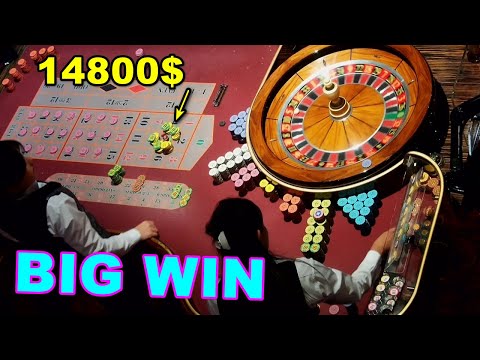 BIG WIN NUMBER 5 IN ROULETTE 14800$ CASINO LIVE BIG BET NEW SESSION NIGHT MONDAY  🎰✔️2024-11-26