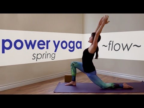 Spring Power Yoga Workout ~ At Home Full Yoga Class!!