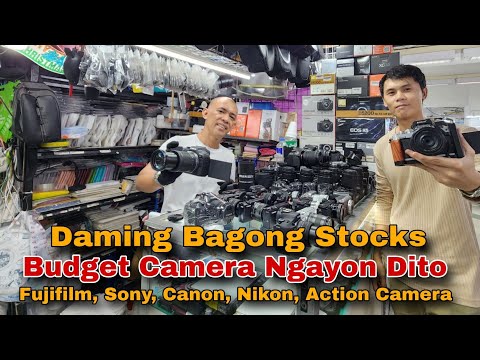 Daming Bagong Stocks mga Budget Camera ngayon dito, FUJIFILM, SONY, CANON, NIKON, Action Camera