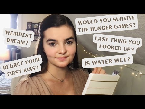 ASMR Asking You 100 EXTREMELY Personal Questions