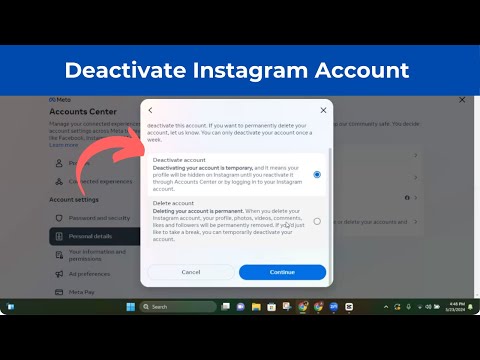 How to Deactivate Instagram Account on Computer (Quick & Simple)